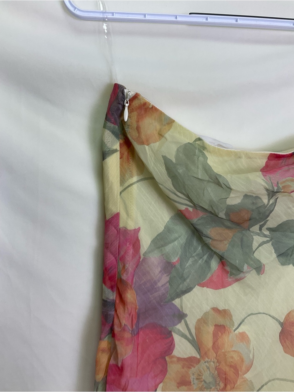 Under The Pagoda Maxi Dress Strapless Maxi Dress in Yellow Peony with Scarf - Picture 9 of 16